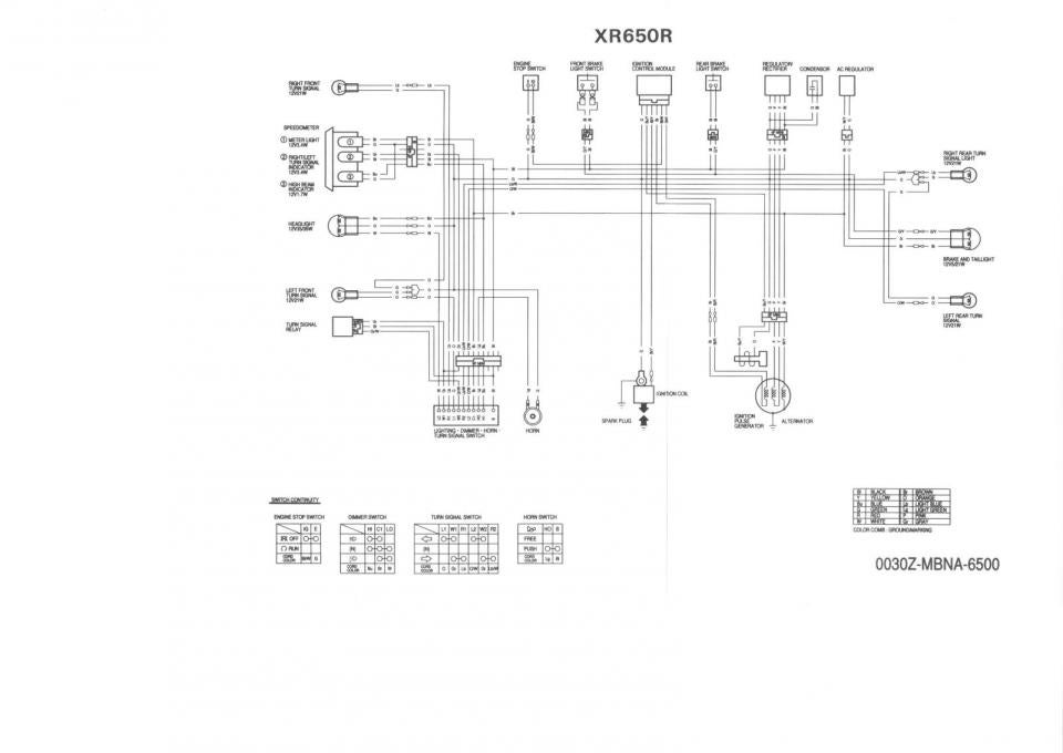 33 Xr650r Wiring Diagram