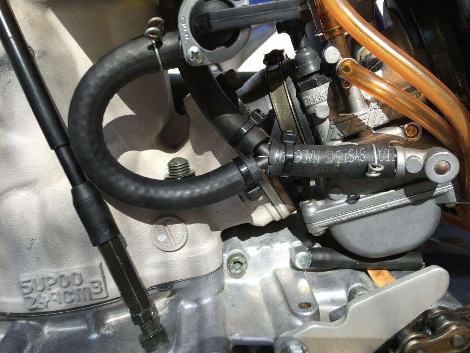 yz250 fuel line
