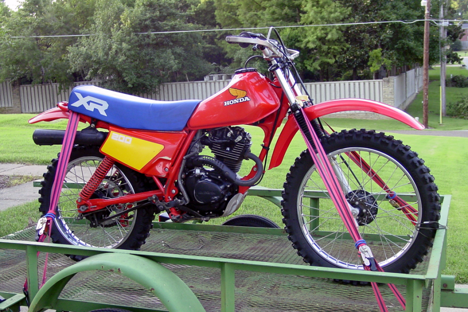1984 Honda xr200 dirt bike #7
