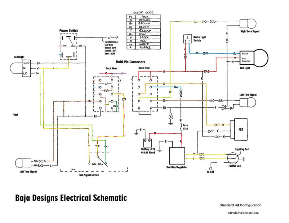 Baja designs wiring harness diagram Idea