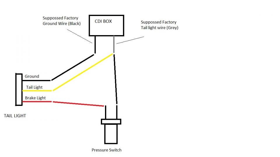 Help Wiring 2005 Crf450x Tail Light    - Crf450x