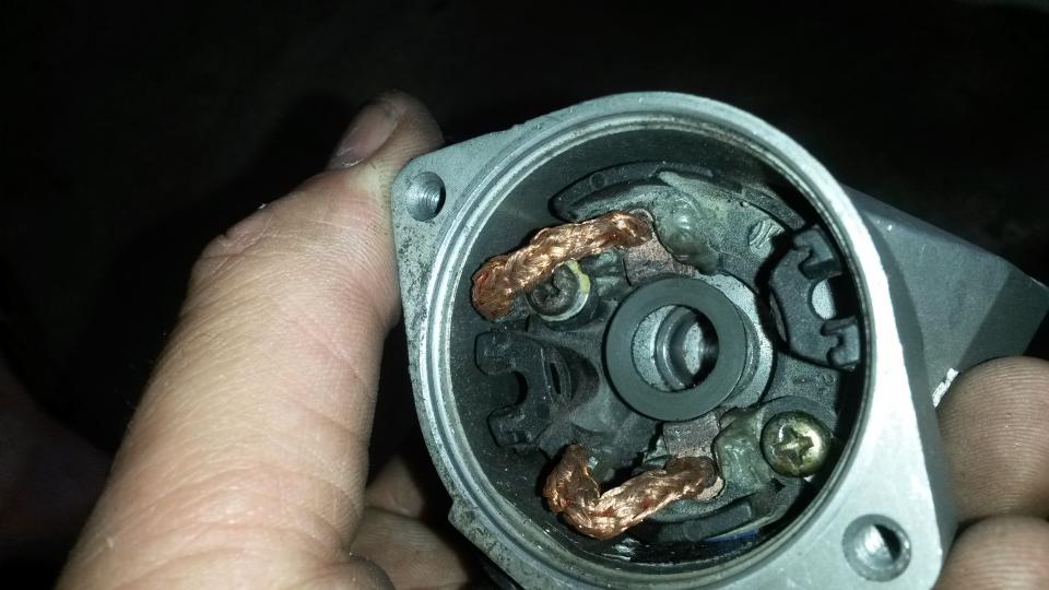 wr450 starter motor mod to bigger brushes wr 400 426 450 vechile mechanic