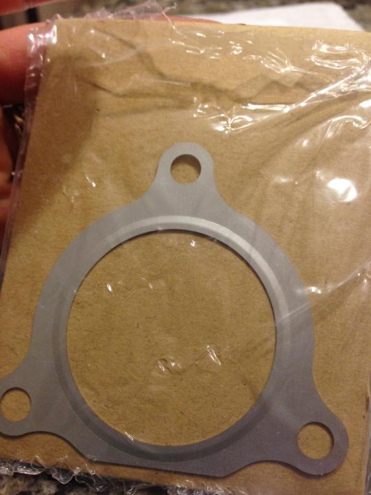Exhaust flange gasket install direction 03' cr250r Honda 2 Stroke