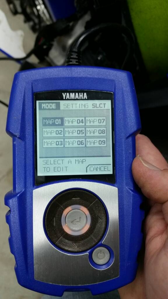 Yamaha YZ450F 450FX WR250F 450F Power Tuner Custom Map GYTR 33D-H59C0-V1-00 OEM