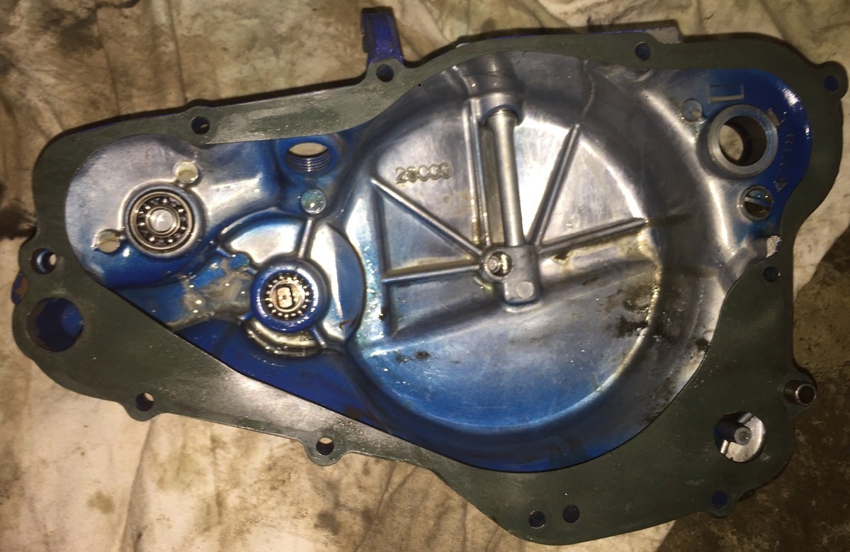 1987 or 1988 RM250 ? Coolant in oil? Water pump seals, bearings