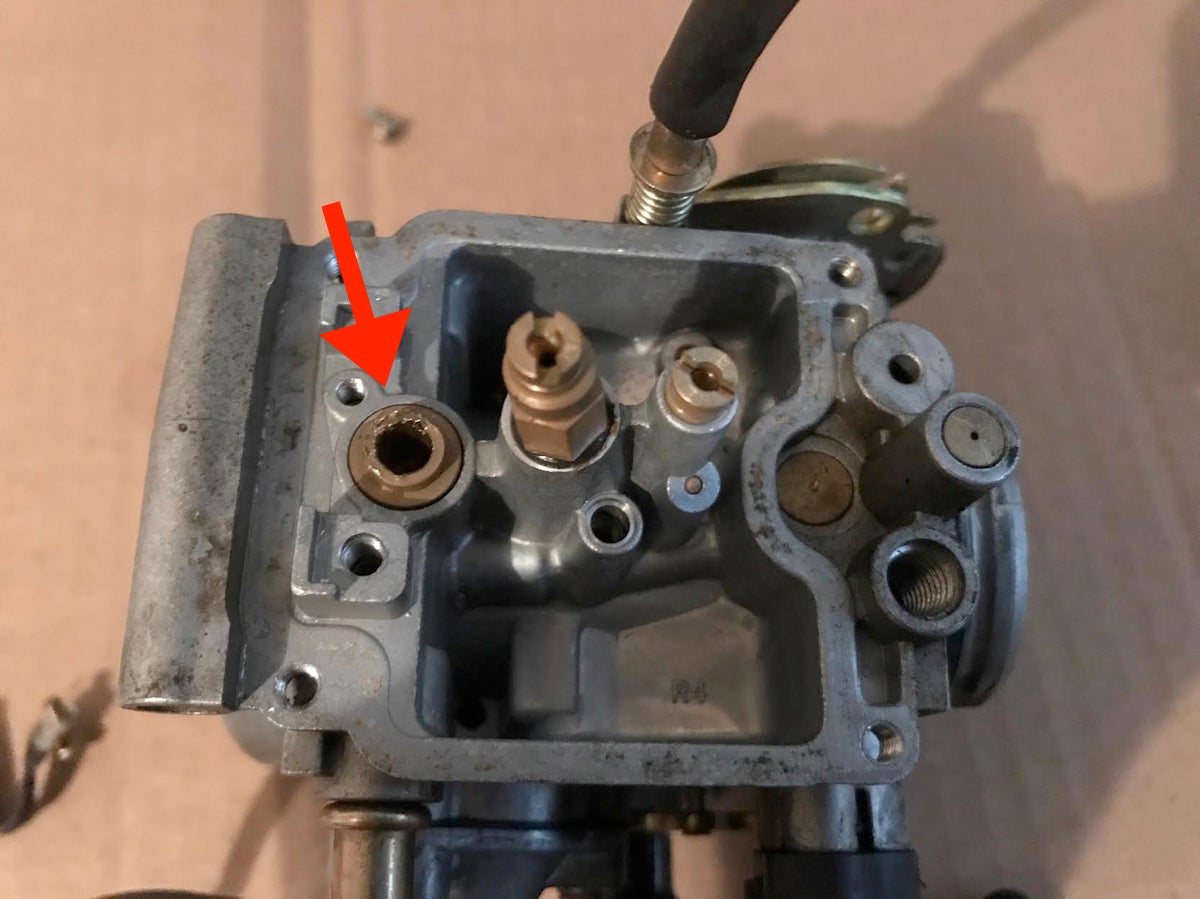 Float valve seat is stuck inside carb DRZ400/E/S/SM ThumperTalk