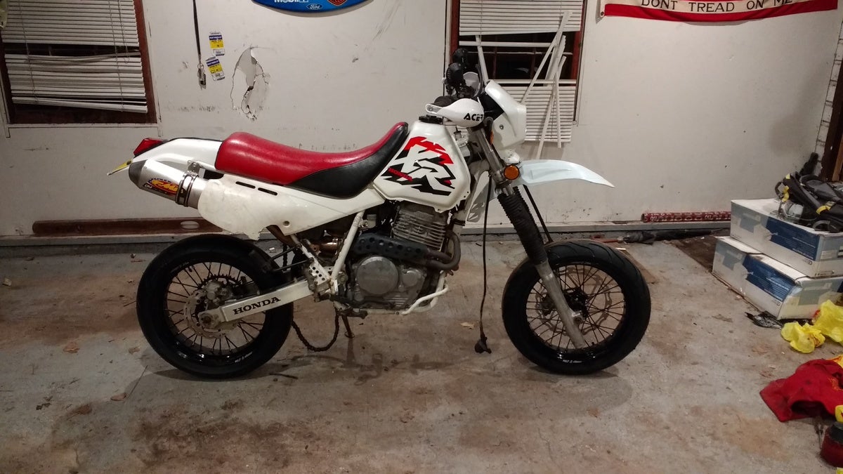 Xr650l USD fork swal SuperMoto ThumperTalk