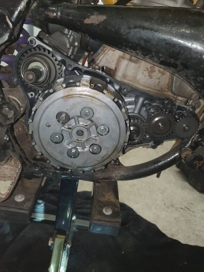 JAMMED KICK START Suzuki 2 Stroke ThumperTalk