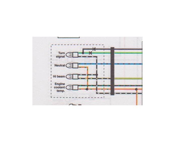 How to wire the Trail Tech Vapor Striker Indicator Light Dashboard -  DRZ400/E/S/SM - ThumperTalk Suzuki GSX600F Wiring-Diagram ThumperTalk