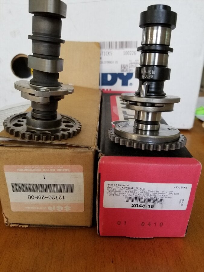 OEM "E" Exhaust camshaft part numbers DRZ400/E/S/SM ThumperTalk