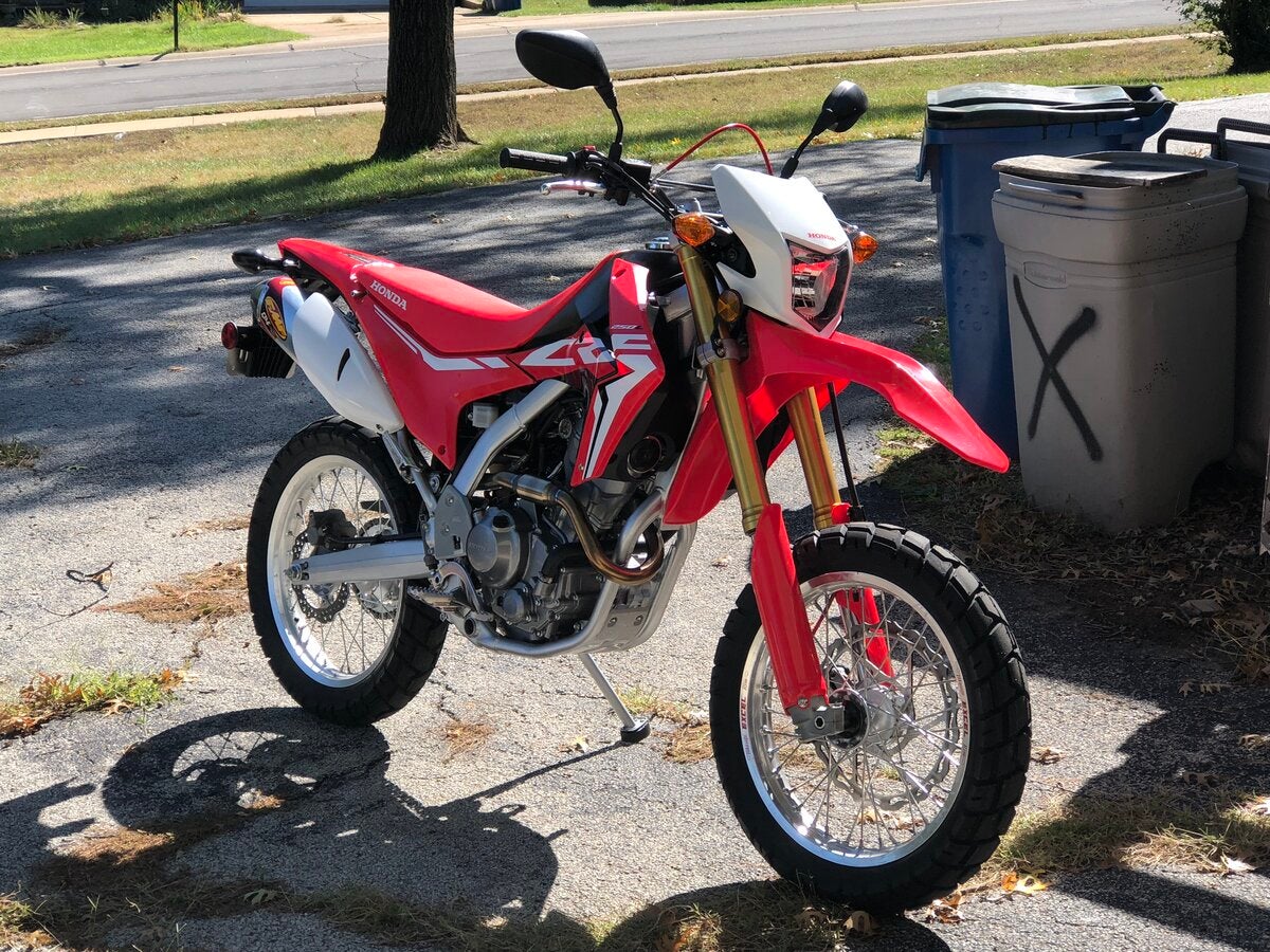 Custom Warp 9 wheels and Shinko 705 tires CRF250L/Rally & CRF300L