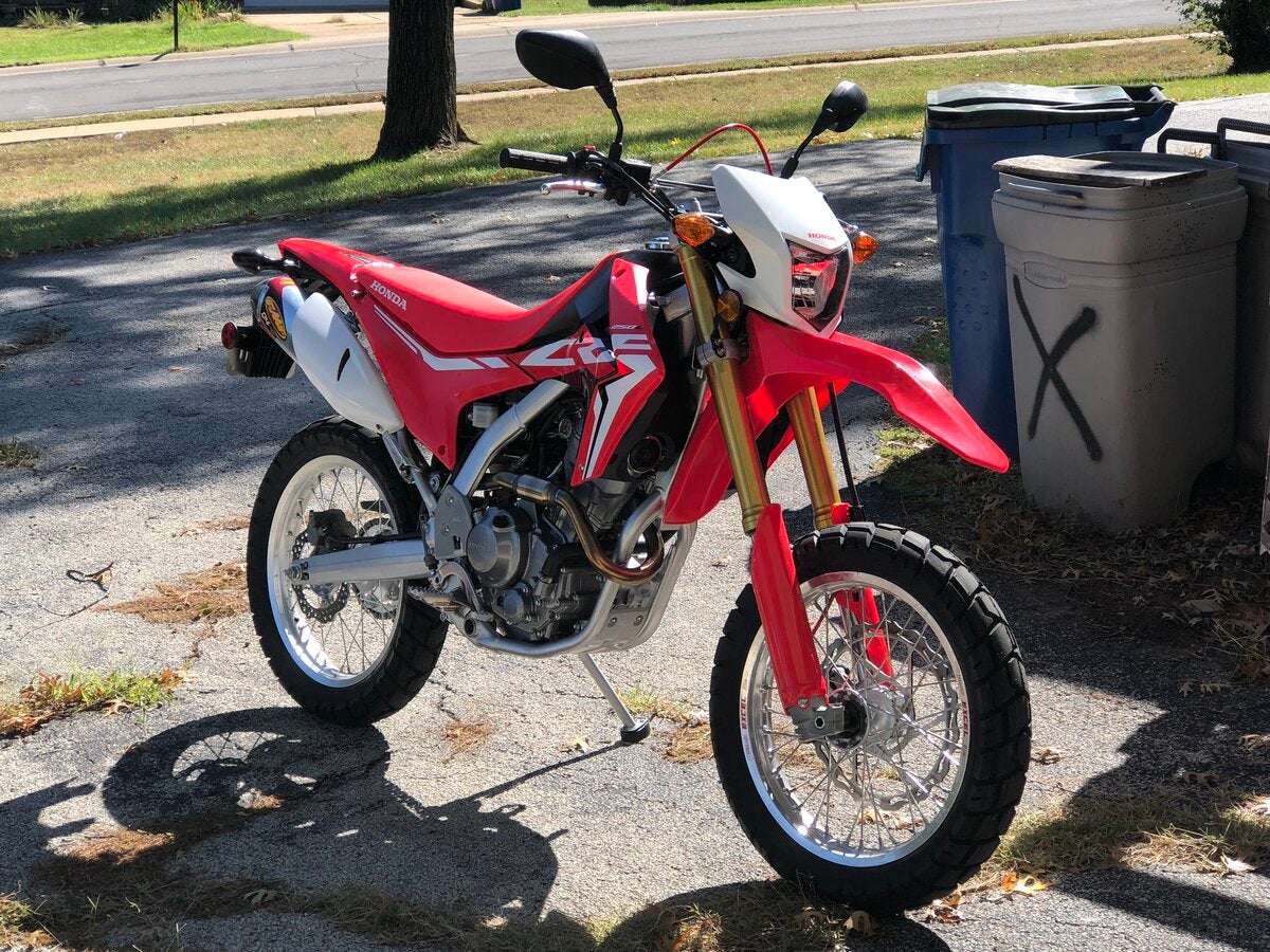 Custom Warp 9 wheels and Shinko 705 tires - CRF250L/Rally