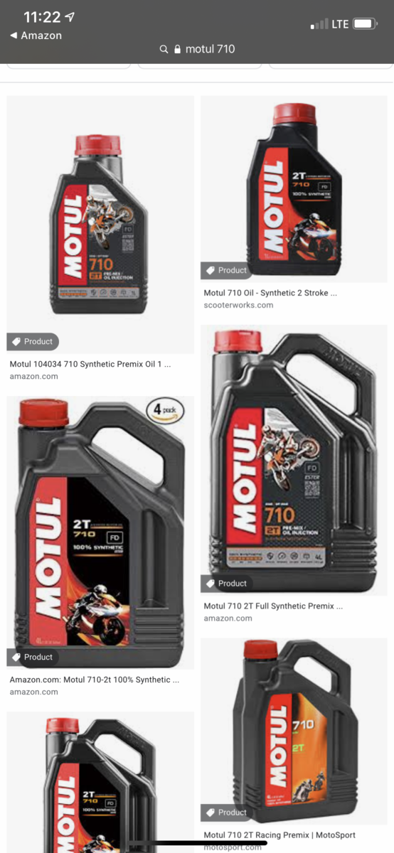 Motul 710 2T 2-stroke Oil – Sierra Motorcycle Supply
