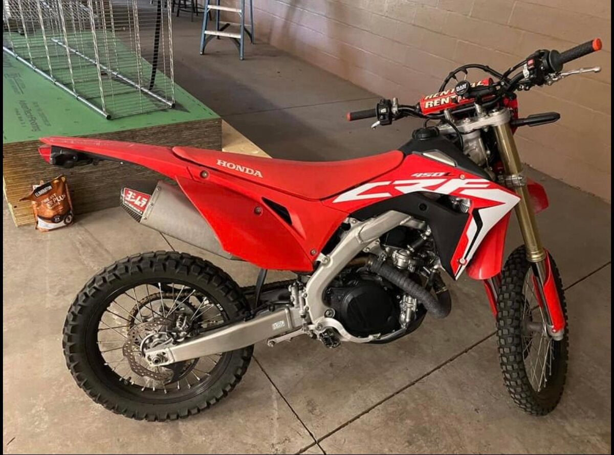 crf450r dual exhaust years