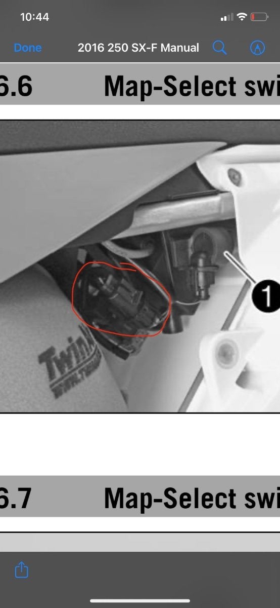 ktm map switch position