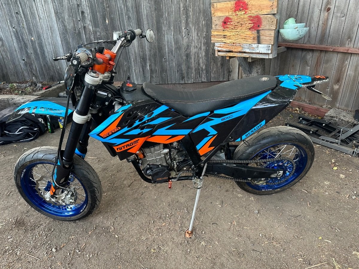スノーバイク KTM exc450 2008（2008 ktm 450 exc-r - 250-530 4